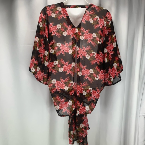 Lovely Kimono Cover Up by Say What? - Picture 6 of 8